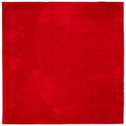 vidaXL Alfombra de pelo corto suave lavable HUARTE rojo 200x200 cm