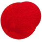 vidaXL Alfombra de pelo corto suave lavable HUARTE rojo Ø 100 cm vidaXL Alfombra de pelo corto suave lavable HUARTE rojo Ø 100 cm