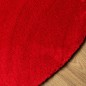 vidaXL Alfombra de pelo corto suave lavable HUARTE rojo Ø 100 cm vidaXL Alfombra de pelo corto suave lavable HUARTE rojo Ø 100 cm
