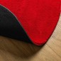vidaXL Alfombra de pelo corto suave lavable HUARTE rojo Ø 100 cm vidaXL Alfombra de pelo corto suave lavable HUARTE rojo Ø 100 cm