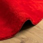 vidaXL Alfombra de pelo corto suave lavable HUARTE rojo Ø 100 cm vidaXL Alfombra de pelo corto suave lavable HUARTE rojo Ø 100 cm