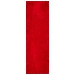 vidaXL Alfombra de pelo corto suave lavable HUARTE rojo 80x250 cm