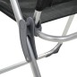 vidaXL Sillas de camping plegables de aluminio 4 unidades negro vidaXL Sillas de camping plegables de aluminio 4 unidades negro