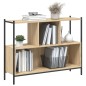 vidaXL Estantería madera de ingeniería roble Sonoma 102x28x77,5 cm vidaXL Estantería madera de ingeniería roble Sonoma 102x28x77,5 cm