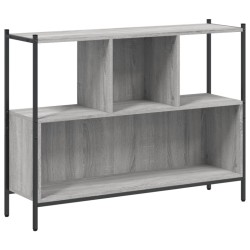 vidaXL Estantería madera de ingeniería gris Sonoma 102x28x77,5 cm
