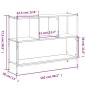 vidaXL Estantería madera de ingeniería gris Sonoma 102x28x77,5 cm vidaXL Estantería madera de ingeniería gris Sonoma 102x28x77,5 cm