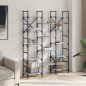 vidaXL Estantería madera de ingeniería gris Sonoma 127,5x28,5x172,5 cm vidaXL Estantería madera de ingeniería gris Sonoma 127,5x28,5x172,5 cm
