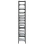 vidaXL Estantería madera de ingeniería gris Sonoma 127,5x28,5x172,5 cm vidaXL Estantería madera de ingeniería gris Sonoma 127,5x28,5x172,5 cm
