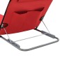 vidaXL Estera de playa plegable 2 unidade acero y tela rojo vidaXL Estera de playa plegable 2 unidade acero y tela rojo
