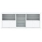 vidaXL Aparador con luces LED blanco 181,5x37x67 cm vidaXL Aparador con luces LED blanco 181,5x37x67 cm