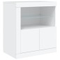 vidaXL Aparador con luces LED blanco 283x37x67 cm vidaXL Aparador con luces LED blanco 283x37x67 cm