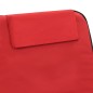 vidaXL Estera de playa plegable 2 unidade acero y tela rojo vidaXL Estera de playa plegable 2 unidade acero y tela rojo