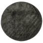 vidaXL Alfombra pelo largo aspecto brillante ISTAN antracita Ø 100 cm vidaXL Alfombra pelo largo aspecto brillante ISTAN antracita Ø 100 cm