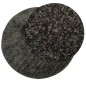 vidaXL Alfombra pelo largo aspecto brillante ISTAN antracita Ø 100 cm vidaXL Alfombra pelo largo aspecto brillante ISTAN antracita Ø 100 cm