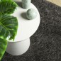 vidaXL Alfombra pelo largo aspecto brillante ISTAN antracita Ø 100 cm vidaXL Alfombra pelo largo aspecto brillante ISTAN antracita Ø 100 cm