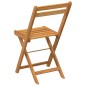 vidaXL Sillas de terraza plegables 4 uds madera maciza de acacia vidaXL Sillas de terraza plegables 4 uds madera maciza de acacia
