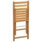 vidaXL Sillas de terraza plegables 4 uds madera maciza de acacia vidaXL Sillas de terraza plegables 4 uds madera maciza de acacia