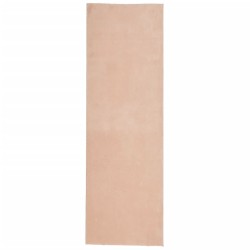 vidaXL Alfombra de pelo corto suave lavable HUARTE rosado 80x250 cm