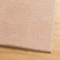 vidaXL Alfombra de pelo corto suave lavable HUARTE rosado 200x200 cm vidaXL Alfombra de pelo corto suave lavable HUARTE rosado 200x200 cm