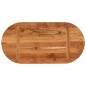 vidaXL Tablero de mesa ovalado madera maciza de acacia 80x40x3,8 cm