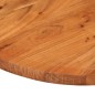 vidaXL Tablero de mesa ovalado madera maciza de acacia 80x40x3,8 cm