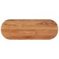 vidaXL Tablero de mesa ovalado madera maciza de acacia 140x50x3,8 cm vidaXL Tablero de mesa ovalado madera maciza de acacia 140x50x3,8 cm