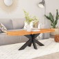 vidaXL Tablero de mesa ovalado madera maciza de acacia 100x40x2,5 cm vidaXL Tablero de mesa ovalado madera maciza de acacia 100x40x2,5 cm