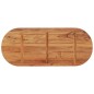 vidaXL Tablero de mesa ovalado madera maciza de acacia 100x40x2,5 cm vidaXL Tablero de mesa ovalado madera maciza de acacia 100x40x2,5 cm