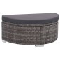vidaXL Set de muebles de jardín 8 pzas y cojines ratán sintético gris vidaXL Set de muebles de jardín 8 pzas y cojines ratán sintético gris