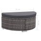 vidaXL Set de muebles de jardín 8 pzas y cojines ratán sintético gris vidaXL Set de muebles de jardín 8 pzas y cojines ratán sintético gris
