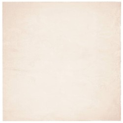 vidaXL Alfombra de pelo corto suave lavable HUARTE beige 120x120 cm