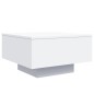 vidaXL Mesa de centro madera de ingeniería blanco 55x55x31 cm vidaXL Mesa de centro madera de ingeniería blanco 55x55x31 cm