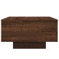 vidaXL Mesa de centro madera de ingeniería roble marrón 55x55x31 cm