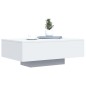 vidaXL Mesa de centro con luces LED blanco 85x55x31 cm vidaXL Mesa de centro con luces LED blanco 85x55x31 cm