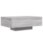vidaXL Mesa de centro con luces LED gris Sonoma 85x55x31 cm vidaXL Mesa de centro con luces LED gris Sonoma 85x55x31 cm