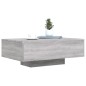 vidaXL Mesa de centro con luces LED gris Sonoma 85x55x31 cm vidaXL Mesa de centro con luces LED gris Sonoma 85x55x31 cm
