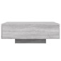 vidaXL Mesa de centro con luces LED gris Sonoma 85x55x31 cm vidaXL Mesa de centro con luces LED gris Sonoma 85x55x31 cm