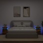 vidaXL Mesitas de noche con luces LED 2 uds roble ahumado 35x39x55 cm vidaXL Mesitas de noche con luces LED 2 uds roble ahumado 35x39x55 cm
