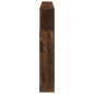 vidaXL Cabecero LED madera ingeniería roble ahumado 200x18,5x103,5 cm vidaXL Cabecero LED madera ingeniería roble ahumado 200x18,5x103,5 cm
