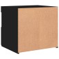 vidaXL Mesitas de noche con luces LED 2 unidades negro 50x40x45 cm vidaXL Mesitas de noche con luces LED 2 unidades negro 50x40x45 cm