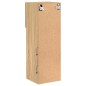 vidaXL Mueble para TV con luces LED roble Sonoma 30,5x30x90 cm