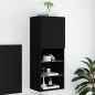 vidaXL Mueble para TV con luces LED negro 40,5x30x102 cm vidaXL Mueble para TV con luces LED negro 40,5x30x102 cm