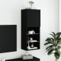 vidaXL Mueble para TV con luces LED negro 40,5x30x102 cm vidaXL Mueble para TV con luces LED negro 40,5x30x102 cm
