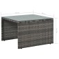 vidaXL Set de salón para jardín 3 pzs y cojines ratán sintético gris vidaXL Set de salón para jardín 3 pzs y cojines ratán sintético gris