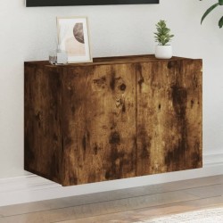 vidaXL Mueble para TV de pared roble ahumado 60x30x41 cm