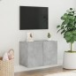 vidaXL Mueble para TV de pared gris hormigón 60x30x41 cm vidaXL Mueble para TV de pared gris hormigón 60x30x41 cm