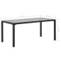 vidaXL Set de salón para jardín 3 pzs y cojines ratán sintético gris vidaXL Set de salón para jardín 3 pzs y cojines ratán sintético gris