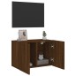 vidaXL Mueble para TV de pared roble marrón 60x30x41 cm vidaXL Mueble para TV de pared roble marrón 60x30x41 cm