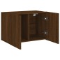 vidaXL Mueble para TV de pared roble marrón 60x30x41 cm vidaXL Mueble para TV de pared roble marrón 60x30x41 cm