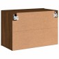vidaXL Mueble para TV de pared roble marrón 60x30x41 cm vidaXL Mueble para TV de pared roble marrón 60x30x41 cm